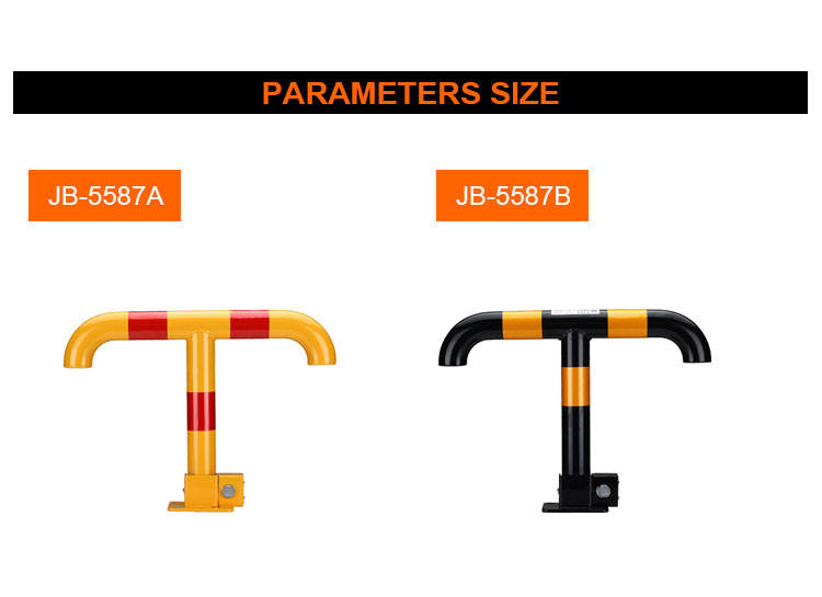 T-Shape Metal Safety Parking Barrier: Affordable Commercial Space Management Solution