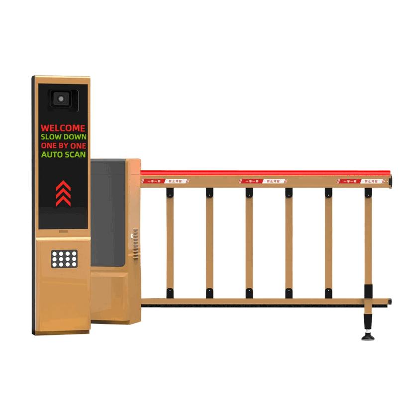 All-in-One LPR Access Control System with Integrated High-Speed Traffic Barrier