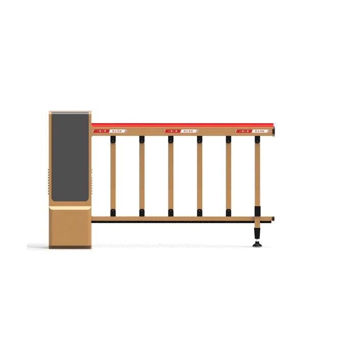 Intelligent Folding Boom Barrier Gate with Integrated Advertising Lightbox - Premium Media & Access Control Solution