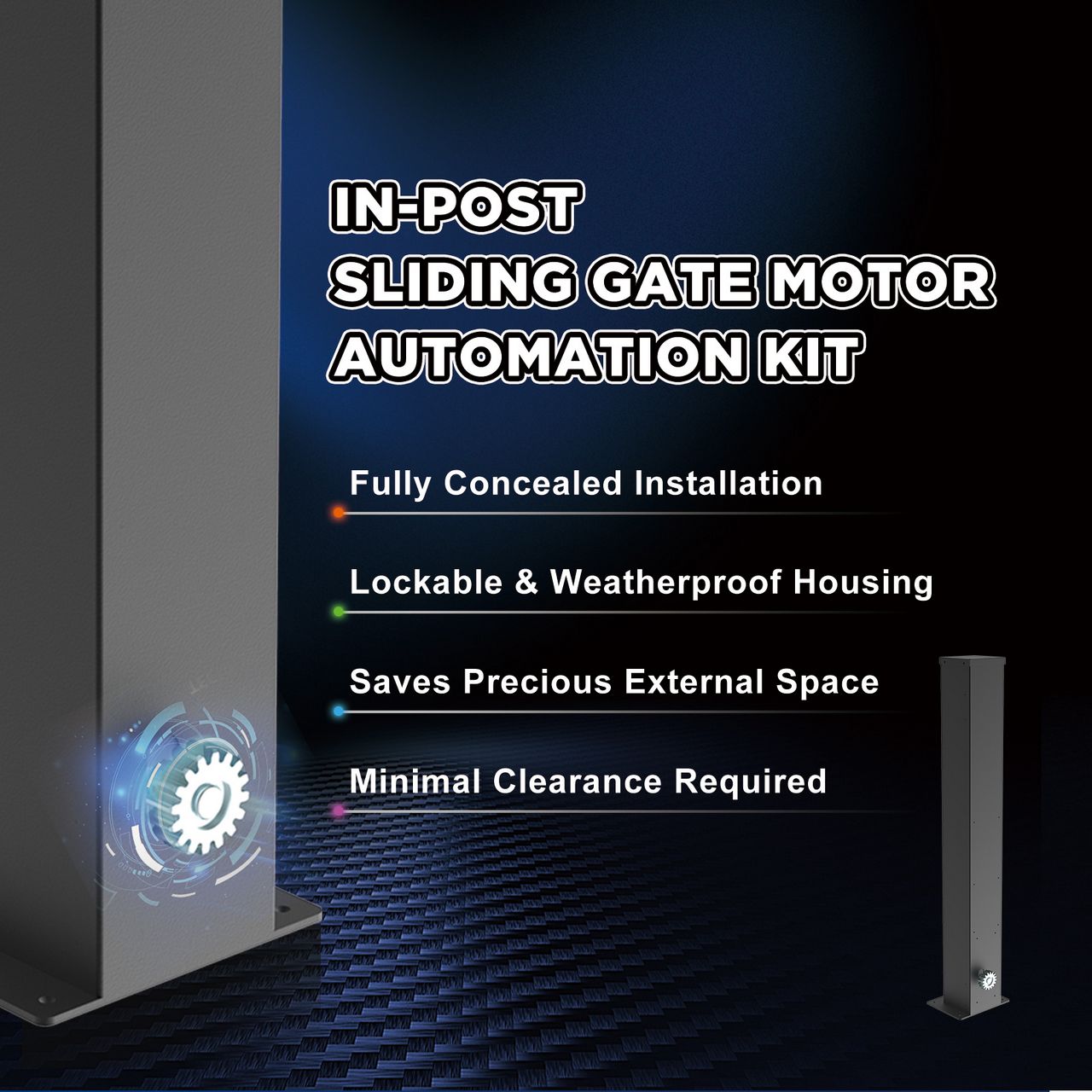 Energy Efficient Low Power Consumption Sliding Gate Motor for Sustainable Property Access