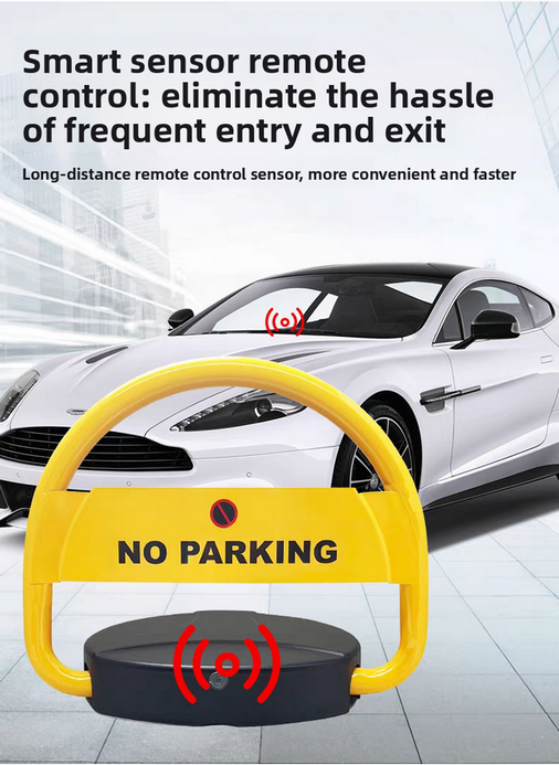 Premium Stainless Steel Modern Remote Control Safety Parking Lock for Office Buildings
