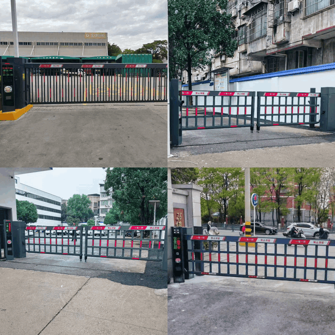 Premium 24V DC Vehicle Access Control Gate with Anti-Crash Soft-Rebound Technology