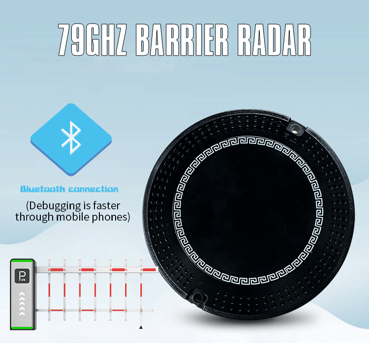 Indonesian Smart Parking Barrier Gate Sensor Baroxon Ba-79G-PRO